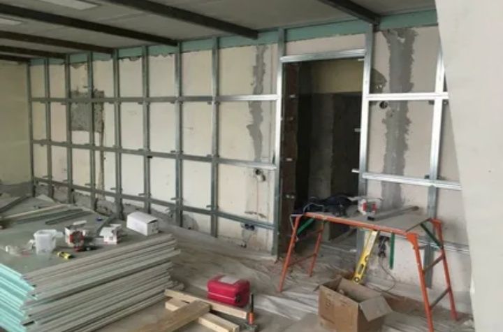 Гипсокартон установка