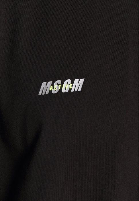 MSGM черна oversize тениска