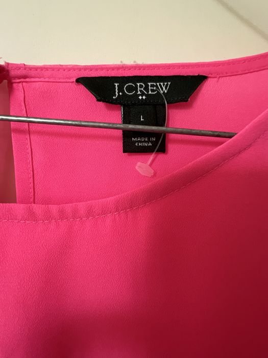 Цикламена блуза JCrew, размер L / XL