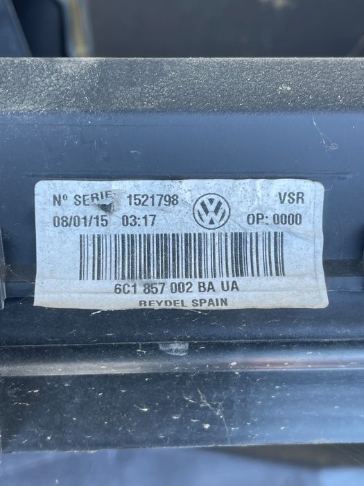 Kit Airbag Volkswagen Polo 6R, 6C 2009 - > 6R0880204 6C1857002