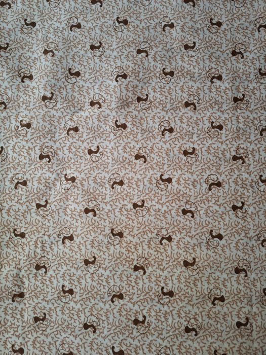 Отрез натуральной ткани штапель