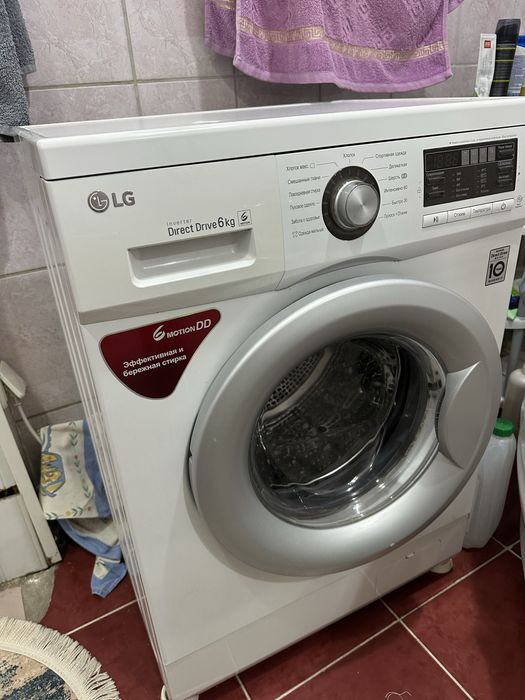 Стиральная машинка LG с прямым приводом