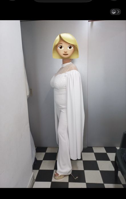 Официален бял гащериозон, за официален повод, стилен, но и секси! !!!!