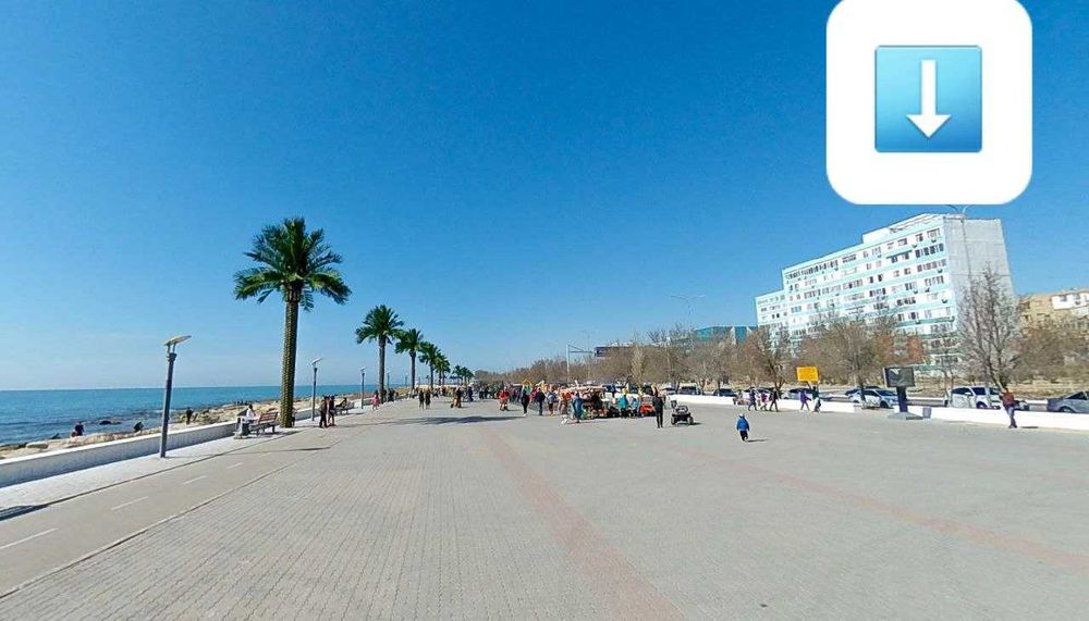На море посуточно квартира  г. Актау