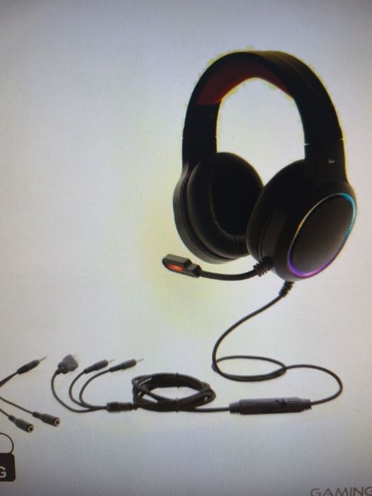Casti Gaming Hero RGB Noi