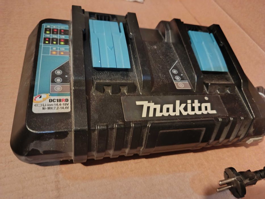 Makita DC18RD DUAL charger incarcator sursa baterie 12V 14.4V 18V 9A