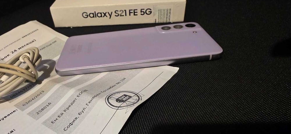 Samsung Galaxy S21 FE 5G 6GB RAM 128GB-Без Забележки!-Пълен комплект!