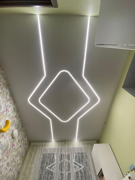 Натяжные потолки от 1500 тенге