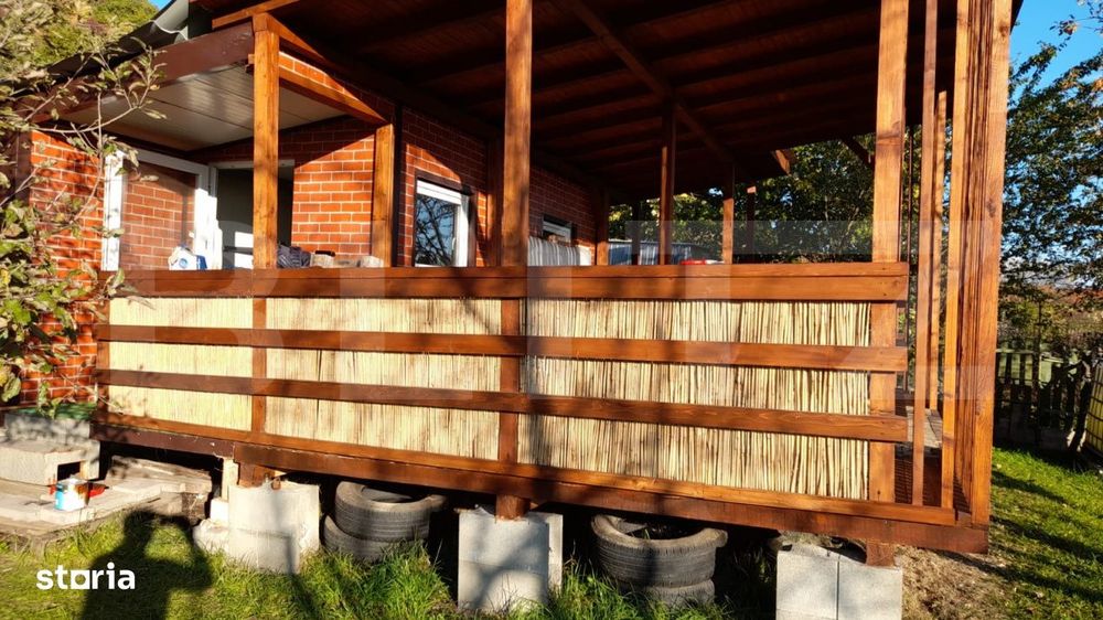 Teren + cabana pe piloi, 661 mp, zona Almasu Sec