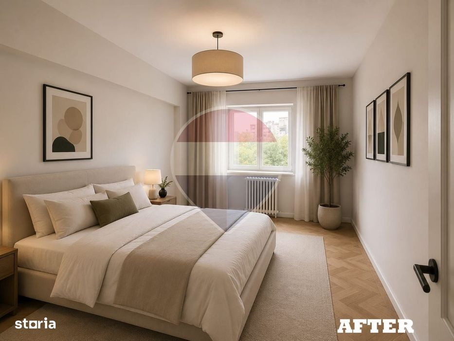 Apartament cu 3 camere de vânzare în zona Brailei