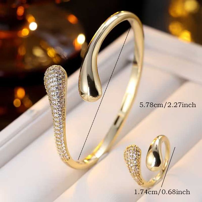 Дамски комплекти гривна и пръстен от медицинска стомана