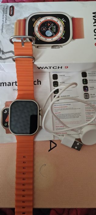Curea alba neagra sau portocalie & smartwatch