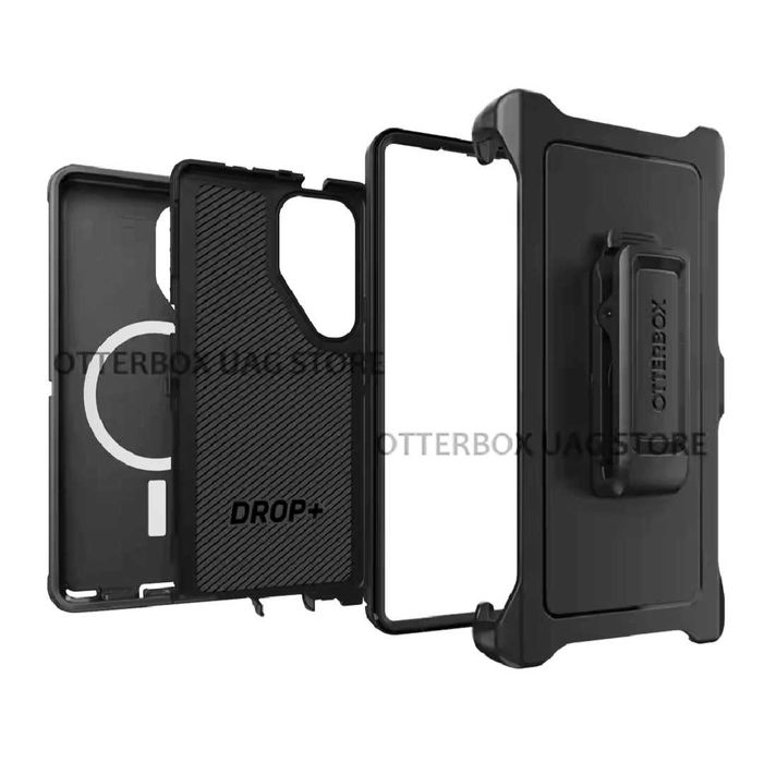 Оригинален удароустойчив каучуков  калъф Otterbox за Samsung S25 ULTRA черен