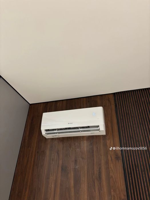 Устоновка кондиционера во время роботу