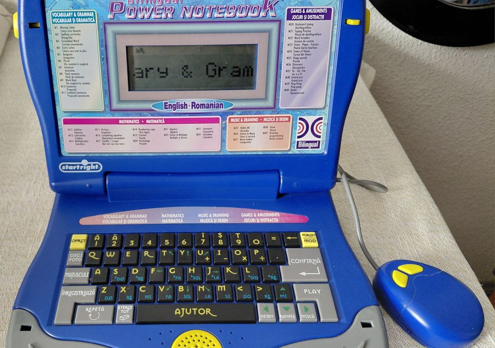 Laptop educativ engleză-română
