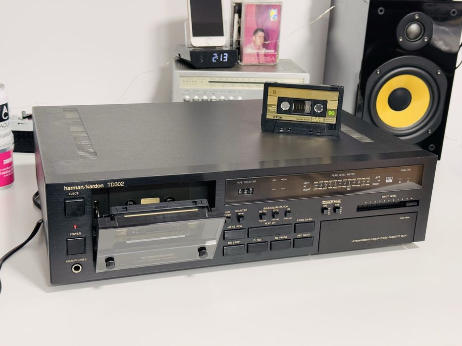 Deck japonez Harman/Kardon TD302,Bias,Mpx,Dolby,sunet foarte bun !!