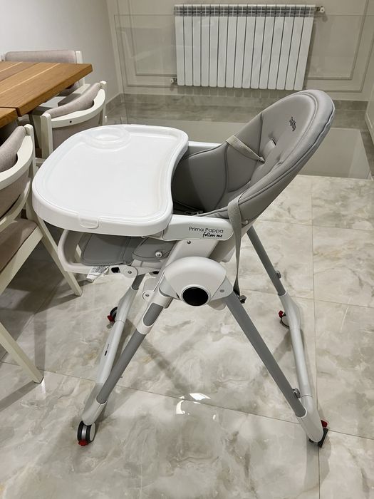 Scaun de masa Peg Perego Gri