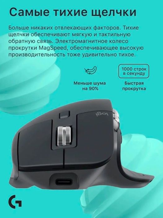 Мышь беспроводная Logitech MX MASTER 3S PERFOMANCE