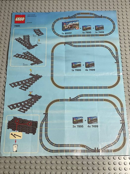 LEGO City 7895 switching tracks