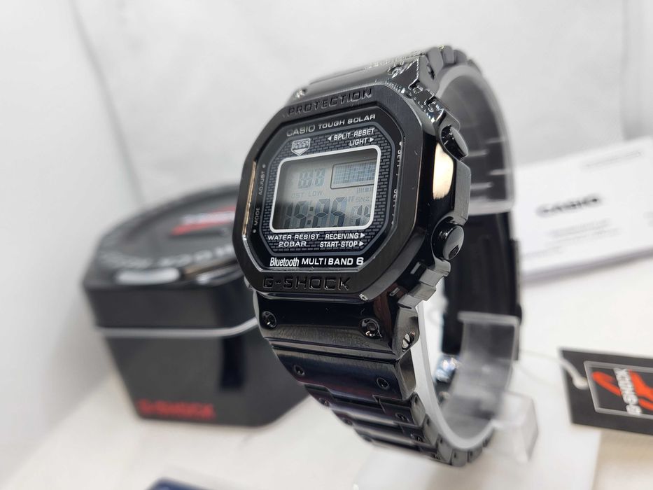 Ceas barbati Casio g shock gmw b5000g  FULL METAL ,black clear Nou,Garantie 2 ani
