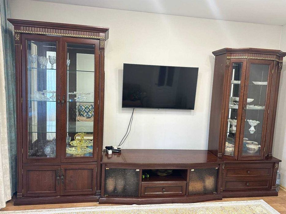 стенка в гостинную, сервис, тв горка