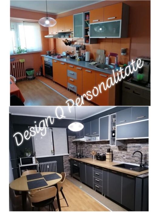 Colantare mobila bucatarie/usi/mobilier.Reconditionare mobilier/usi.