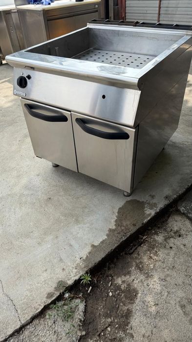 Bain marie dublu de bloc termic  gaz Mareno linia 900 inox