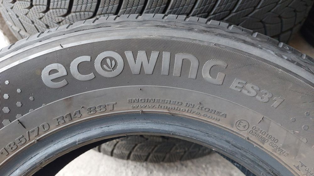 Летни гуми 185/70/14 Kumho Ecowing 4 броя
