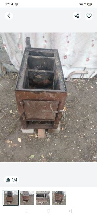 Продам железная печь отопление