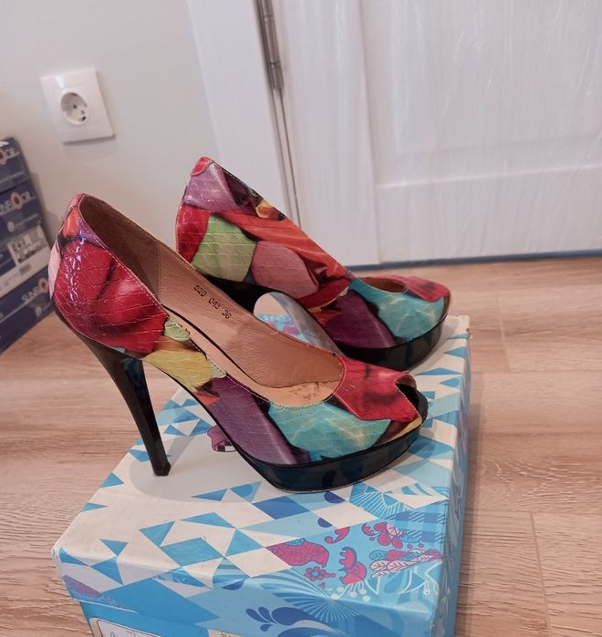 Кожанные туфли, размер 36