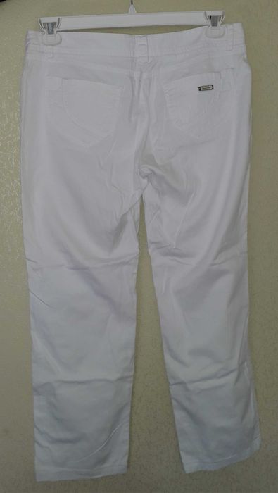 Дамски дънки (зелено, бяло)