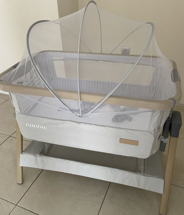 Бебешка кошара Kikka Boo Nanna Dark Grey Melange wood
Мини кошара