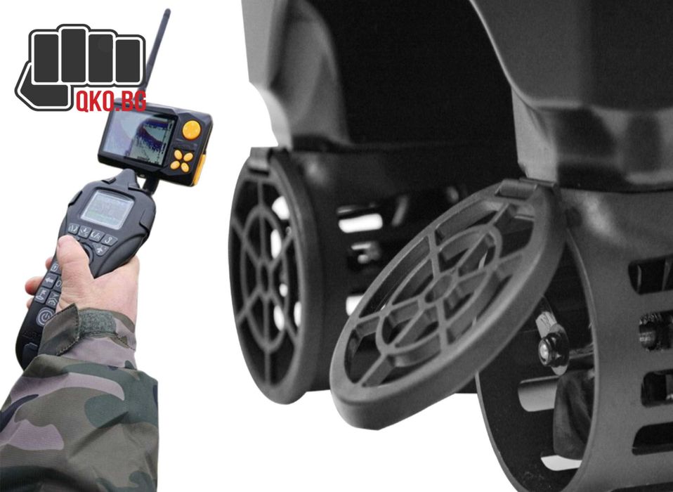 Лодка за захранка Boatman Vulcan с поставен Сонар и GPS