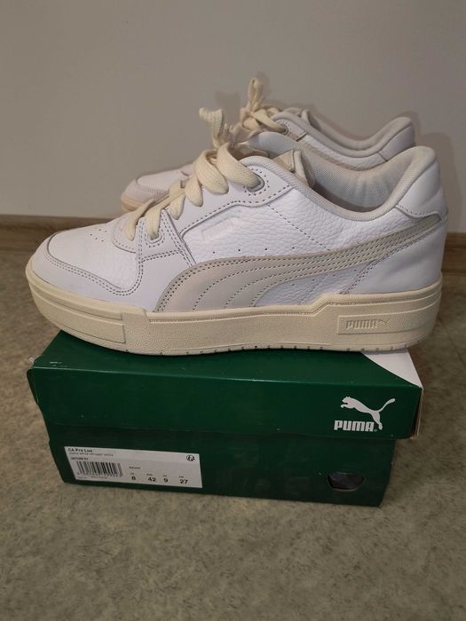 Кецове PUMA цвят бял+слонова кост