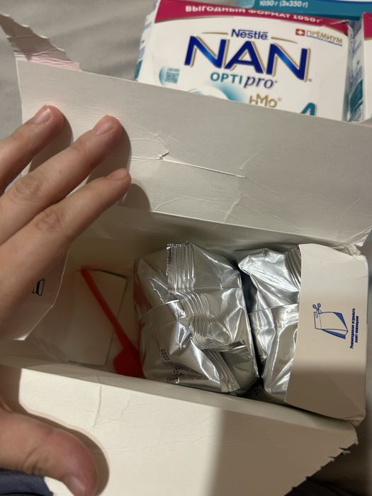 Продам смесь nan opti pro 4