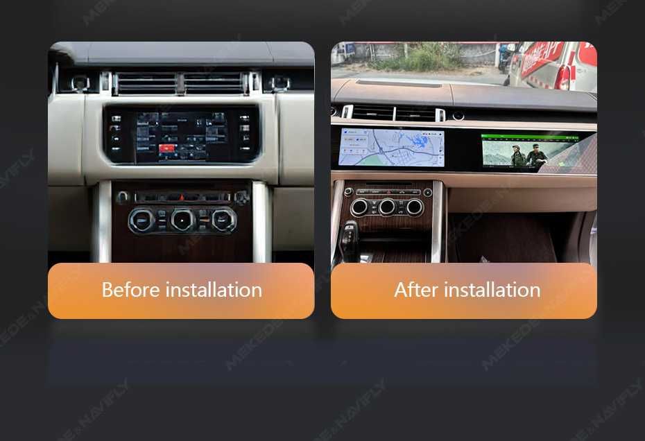 Dual Display 12.3" Android Мултимедия за Range Rover Sport 2014–2019