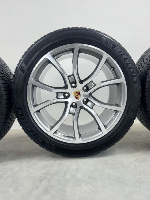 Jante Porsche Cayenne R21 Coupe E3 Originale Exclusiv Design Michelin De iarna