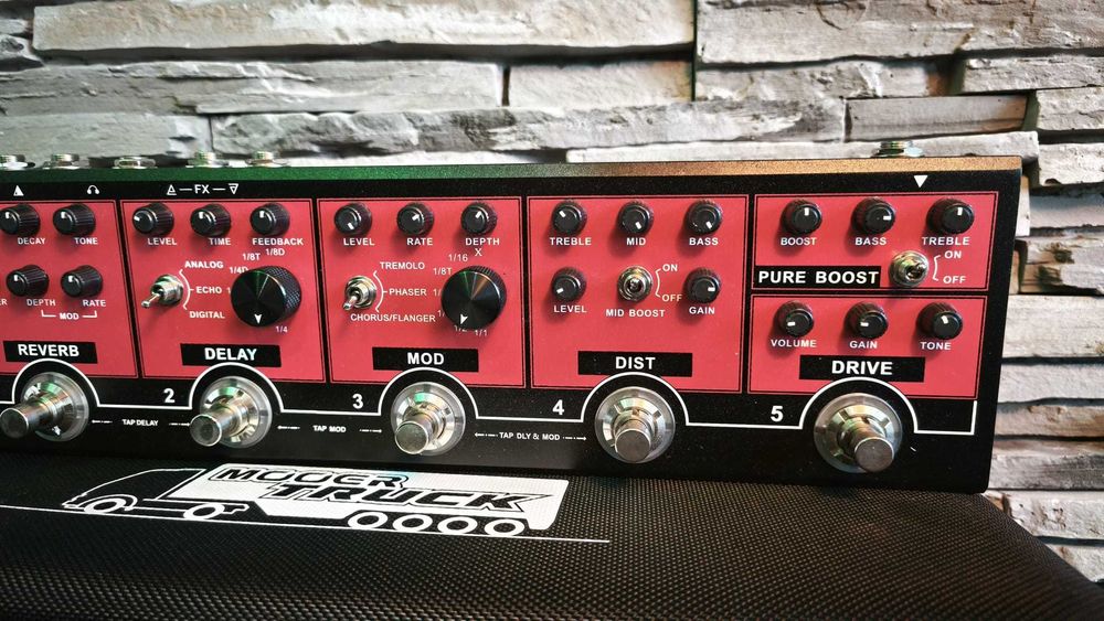 Procesor multiefect efecte pedala chitara Mooer Red Truck - Garantie