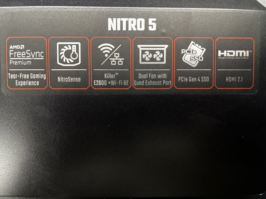 Игровой ноутбук Aser nitro 5