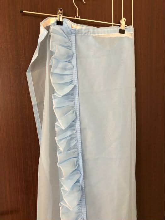 Пердета в нежно синьо -бр.