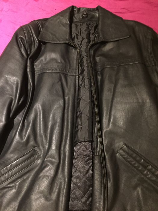 Мъжка кожена полушуба