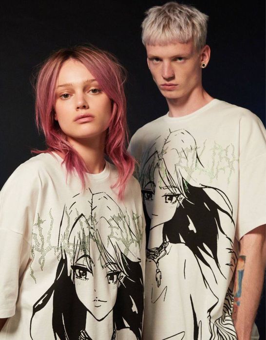 Футболки мерч Билли Айлиш от Bershka