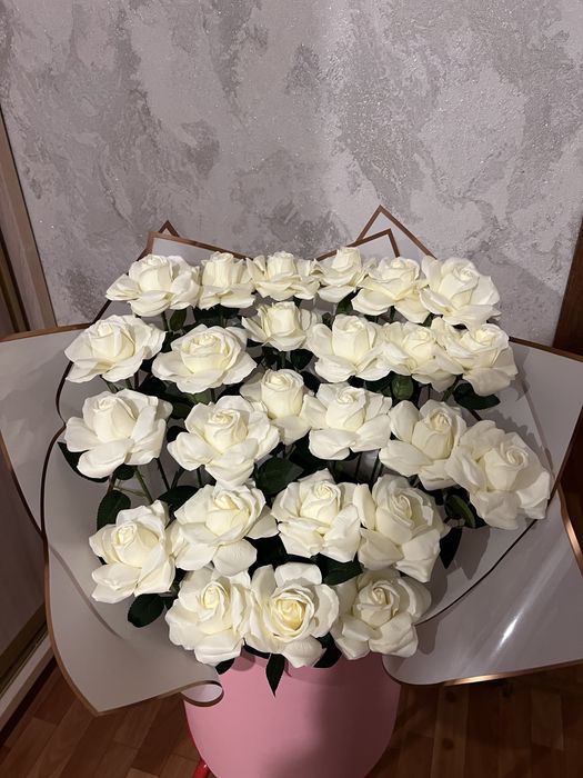 Букеты розы из мыльных роз