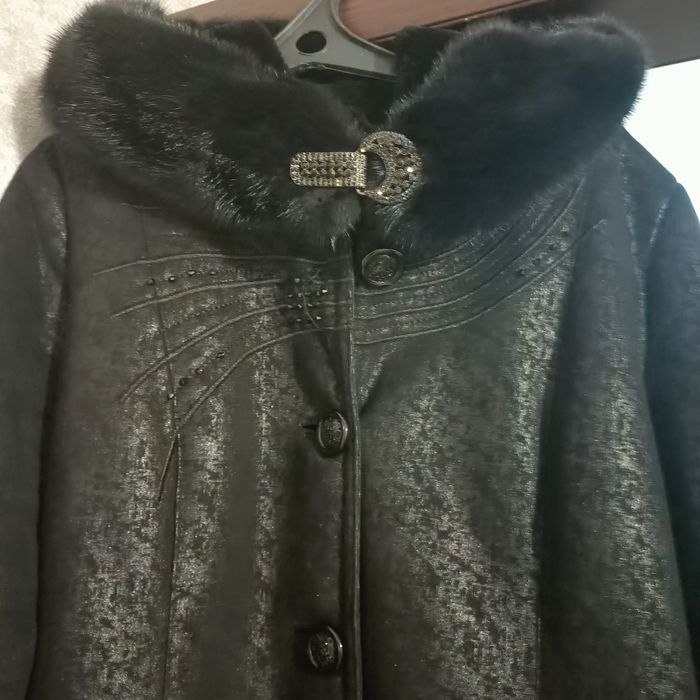 Зимняя дублёнка. Размер XL.