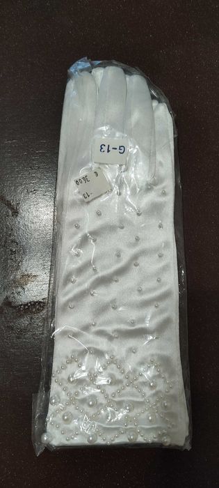 Дамски сатенени ръкавици