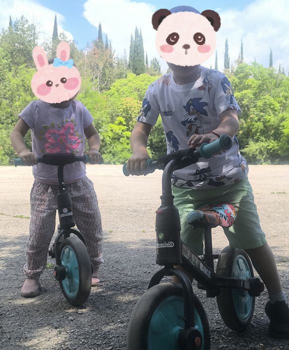 Баланс колело - Детски велосипед Max Bike с помощни колела