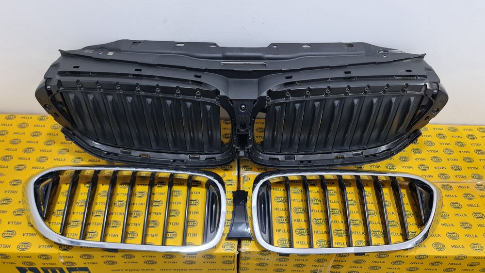 Grila masca radiator hota trager clapete active far bara BMW 5 g30 g31