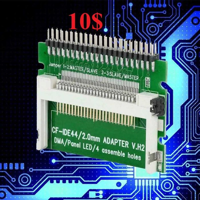 адаптер HDD IDE/PATA 2,5"/3,5" на SATA/miniSATA. 40/44 pin