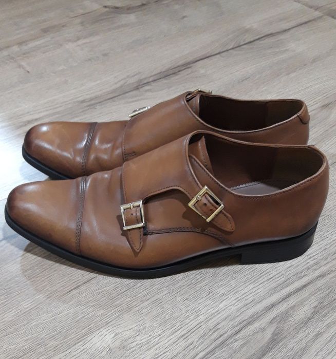 Pantofi  MONK piele barbati ZARA