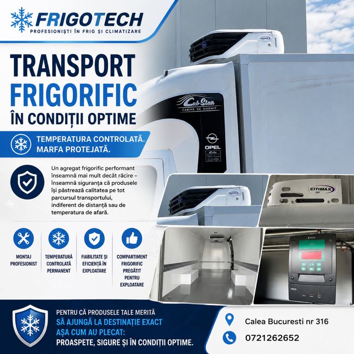 Servicii complete pentru frig, climatizare si eficienta energetica